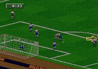 FIFA Soccer 97 (USA, Europe) (En,Fr,De,Es,It,Sv) In game screenshot